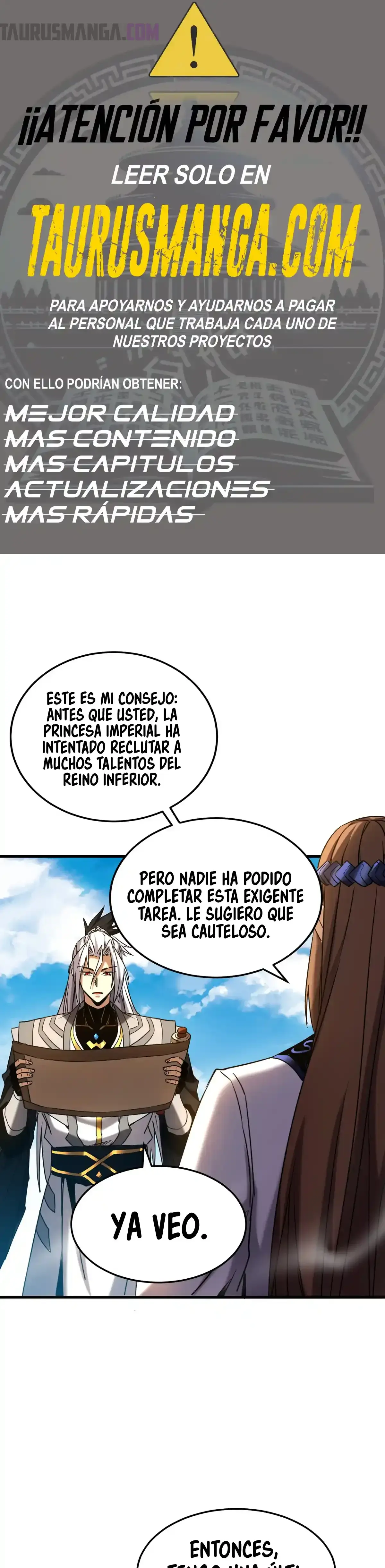 Mientras mis discípulas se matan, yo me relajo! > Capitulo 145 > Page 01
